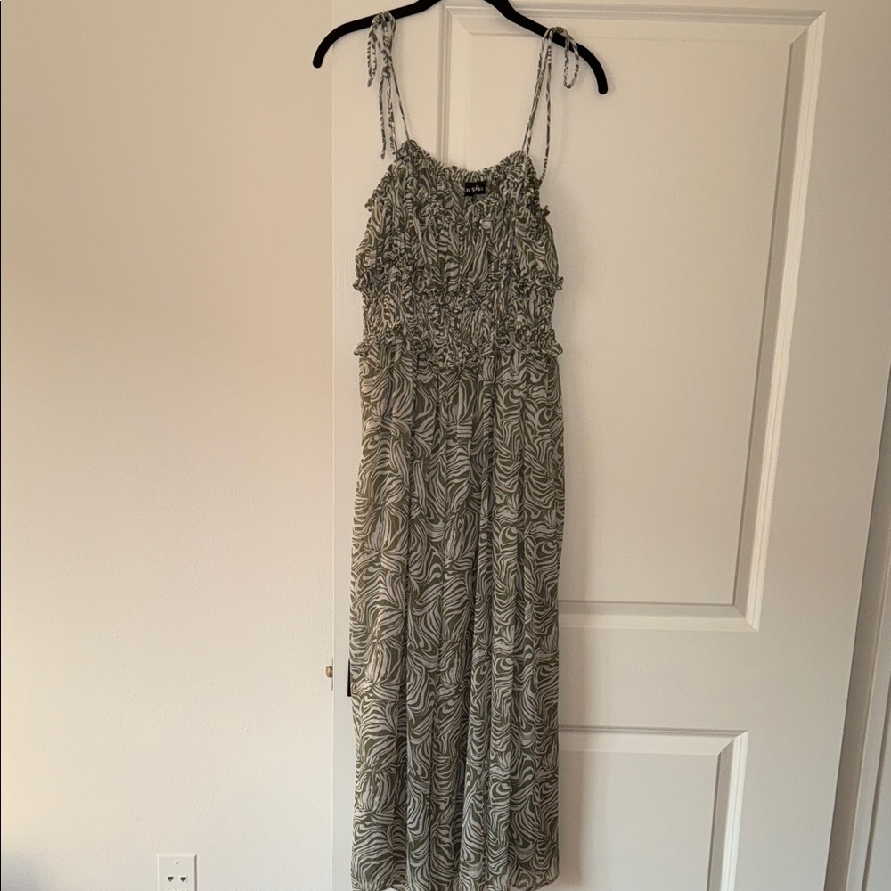 En Saison Patterned Maxi Dress